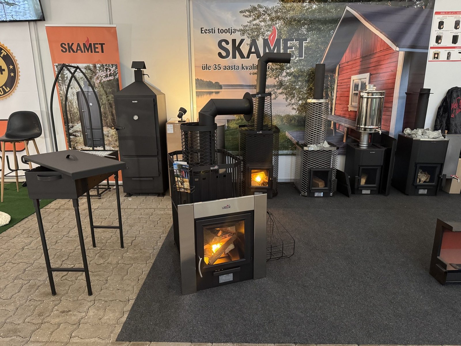 Skamet showroom Barona kvartālā Rīgā